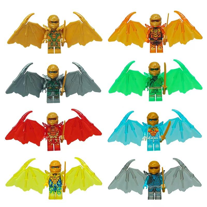 Фильм Действие Золотые Минифигурки Строительный Блок Кирпич Мини Фигурки Модель Набор Детский Мальчики День Рождения Рождественский Подарок