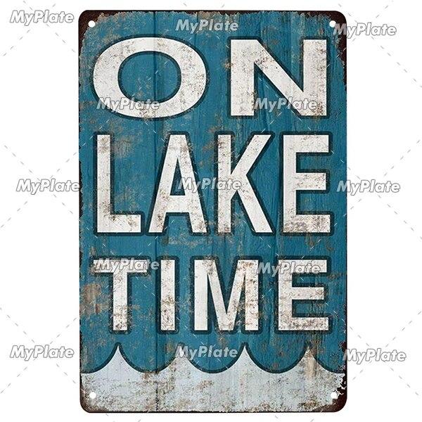 [MyPlate] Beach Metal Sign Vintage Plaque Tin Sign Plate Wall Decor For Bar Club Man Cave Art Painting Poster Gift