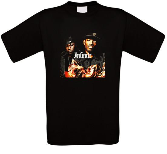 Скандально известный Mobb Deep Бесконечный Prodigy Havoc Рэп Хип-Хоп Футболка Все Размеры Новая Унисекс Футболка