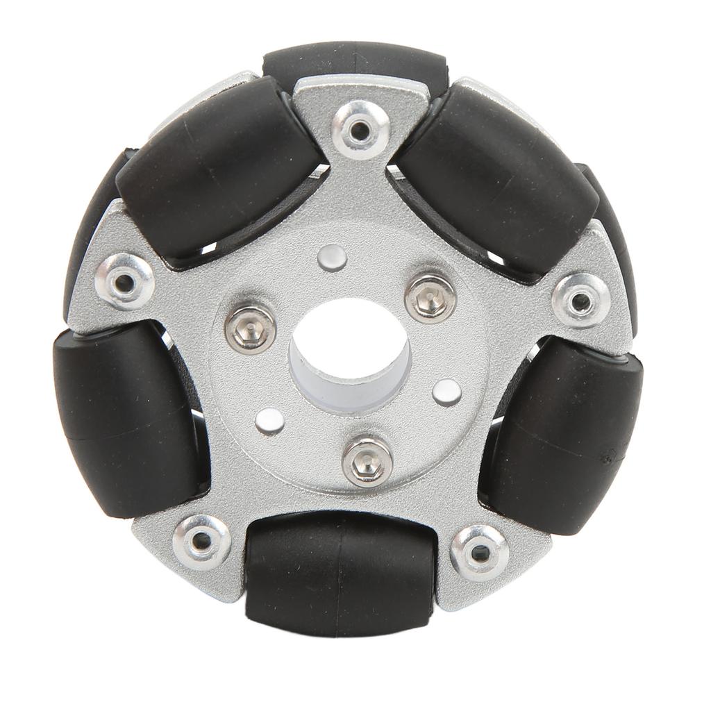 60mm Robot Omni Wheel Aluminium Alloy 360 Degree Rotation Robot Omni Wheel Replacement for Upgrade