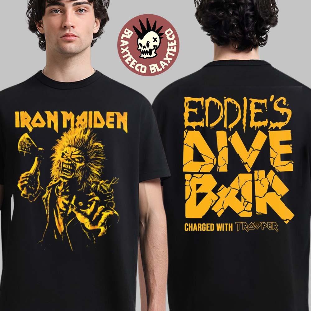 Run For Your Lives 2025 Tour Переиздание Dive Bar Metal Двухсторонняя S-4XL Унисекс Футболка