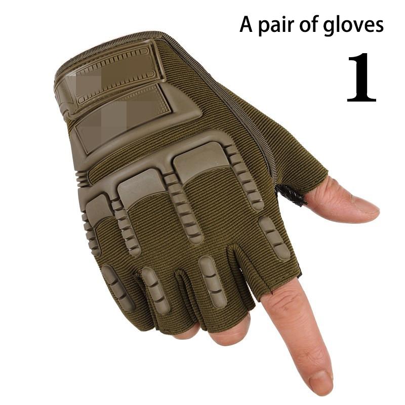 Перчатки для велоспорта с полупальцами Дышащие нескользящие спортивные перчатки без пальцев Перчатки для велоспорта Перчатки унисекс тактические Перчатки для велоспорта