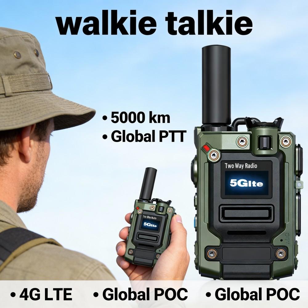 Глобальная рация 4G 3G 2G интегрированная двухчастотная двунаправленная рация с неограниченным расстоянием 5000 километров