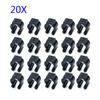 Wall Mounted Fishing Rod Storage Clips 20X Clamps Holder Rack Organizer UK STOCK