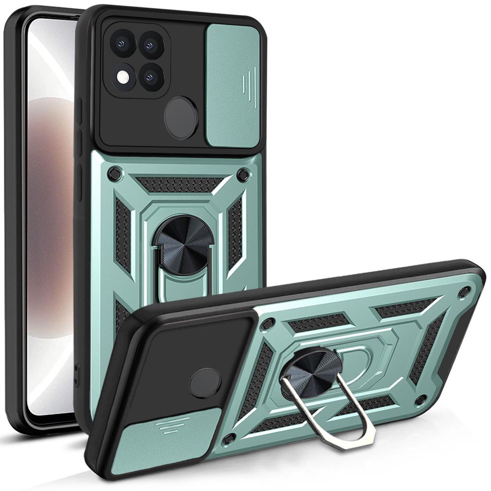 Чехол для слайд-камеры, противоударный, броня для OPPO A5 A7 A8 A12 A15 4G, автомобильный магнитный держатель, защитное кольцо для OPPO A16 A17 A31 A38