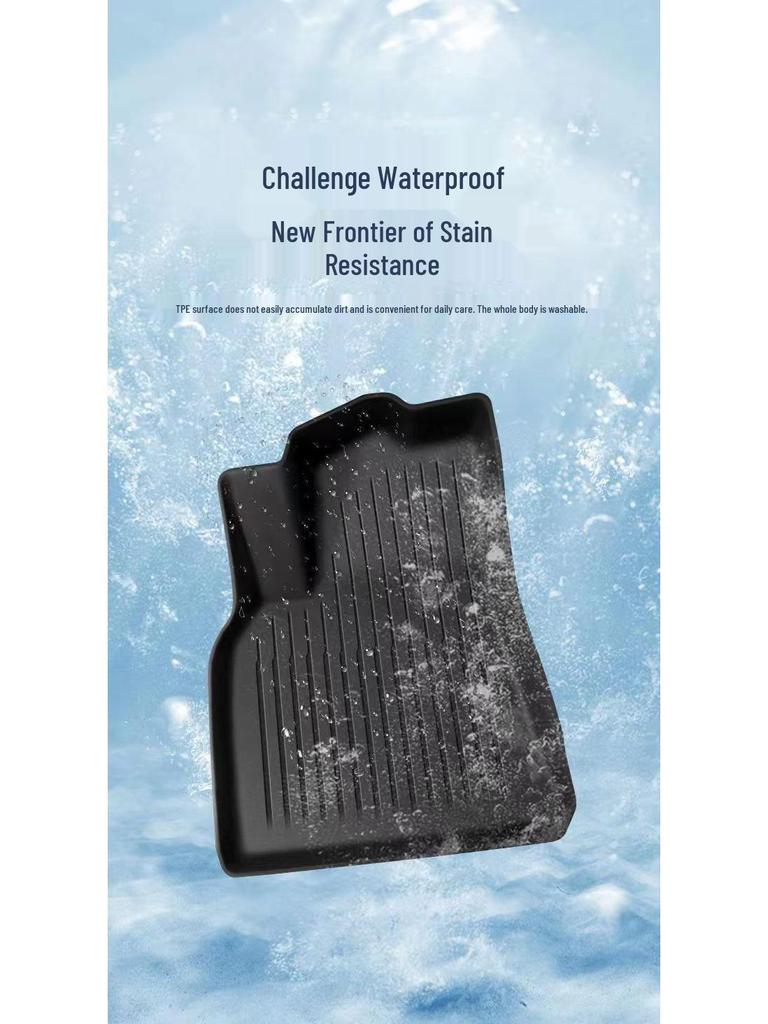 Tesla Model Y & 3 Full Coverage TPE Floor Mats