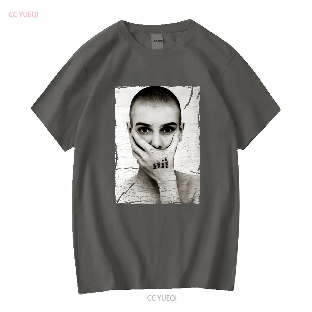 VTG Sinead O Connor smoking T shirt Short sleeve All sizes Te57379875 vintage Washed Slightly Top For Everyday Wear Casual Soft