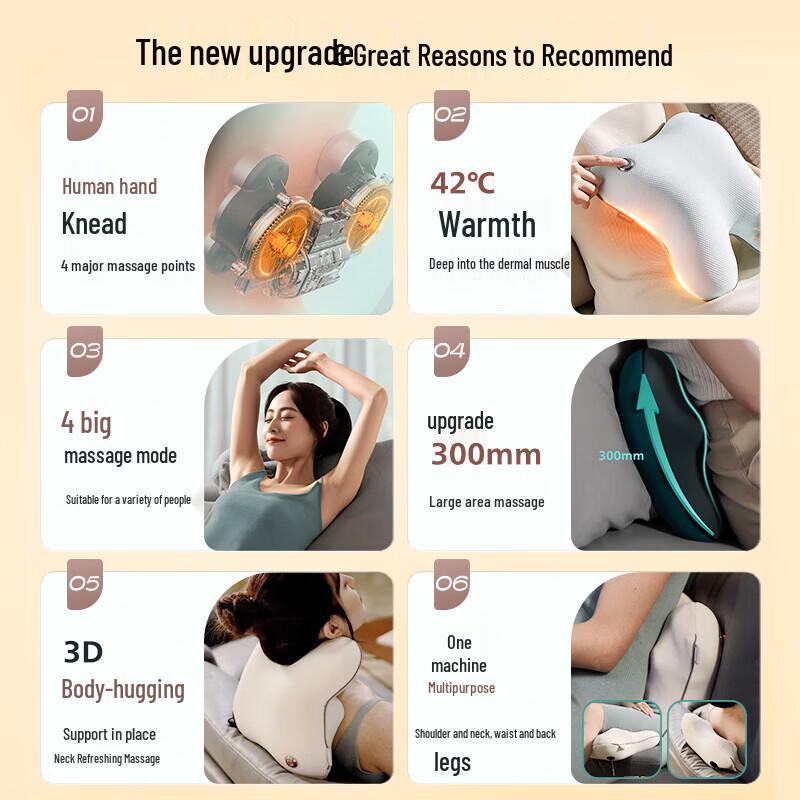 Philips PPM3101B Lumbar and Back Massager CN plug (adapter included)