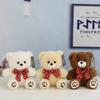 New Bear Doll Bow Tie Bear Plush Toy Teddy Bear Rag Doll Girl Sleeping and Hugging Bear Gift