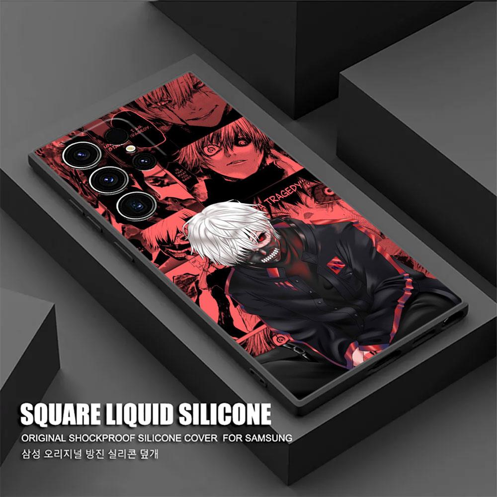 Чехол для телефона Tokyos Anime Ghouls для Samsung Galaxy S24FE Чехол S25 S23 S21 Ultra S20 S24 FE S22 Plus A35 A55 5G Чехол Кенс Канеки