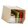 Multifunctional PP Teabag Shelf Clear Window Designs Stackable Desktop or Wall Storage for Office Snacks and Coffee