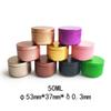 12Pcs Round Candle Tea Jars With Lid Aluminum Travel Tin Candle Storage Container Tea Cans Box Empty Cream Cosmetic Container
