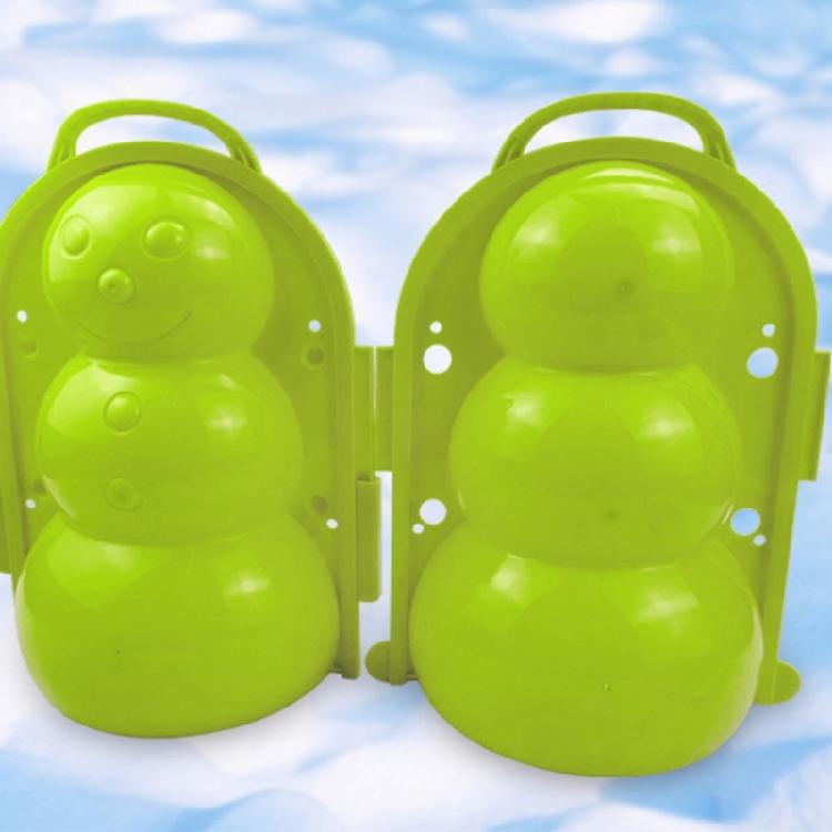 Beach Sand Mold Toy Snowman Maker Clip for Play Winter Outdoor Activities Plasti