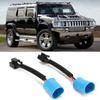 2pcs 9007 Male to H4 9003 Female Wire Harness Connector Adapter Replacement for Hummer H2 Headlight 12V‑24V