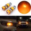 2pcs Car T10 LED Signal Light Amber 12V DC Parking Light 2827 2525 City W5WB 194NA 168 Orange Position Parking City Lights