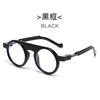 New Fashion High Quality Eyewear Retro Men Women Round Sunglasses Shades UV400 Men Trending Punk Clear Gradient Sun Glasses