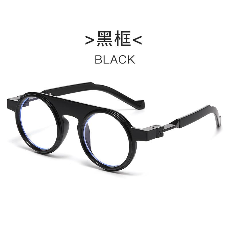 New Fashion High Quality Eyewear Retro Men Women Round Sunglasses Shades UV400 Men Trending Punk Clear Gradient Sun Glasses