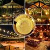 50/100 Leds Crystal Ball Waterproof Solar Outdoor String Lights Solar Powered Globe Fairy String Lights for Outside Garden, Yard, Home, Patio