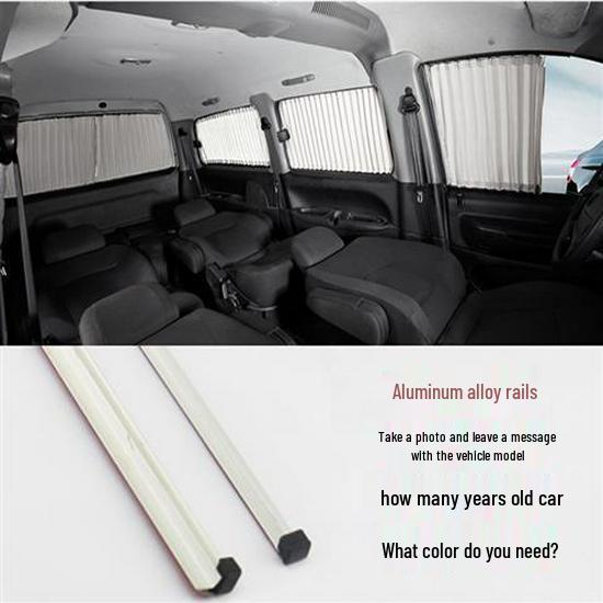 Солнцезащитные шторки для Ford Edge – Направляющая из алюминиевого сплава, Автомобильные шторки для затенения