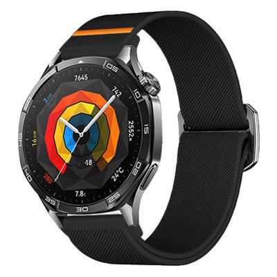 Ремешок для часов 22 мм для Huawei Watch GT 5 Pro 46 мм/GT 5 46 мм/GT 4 46 мм Эластичный плетеный нейлоновый ремешок