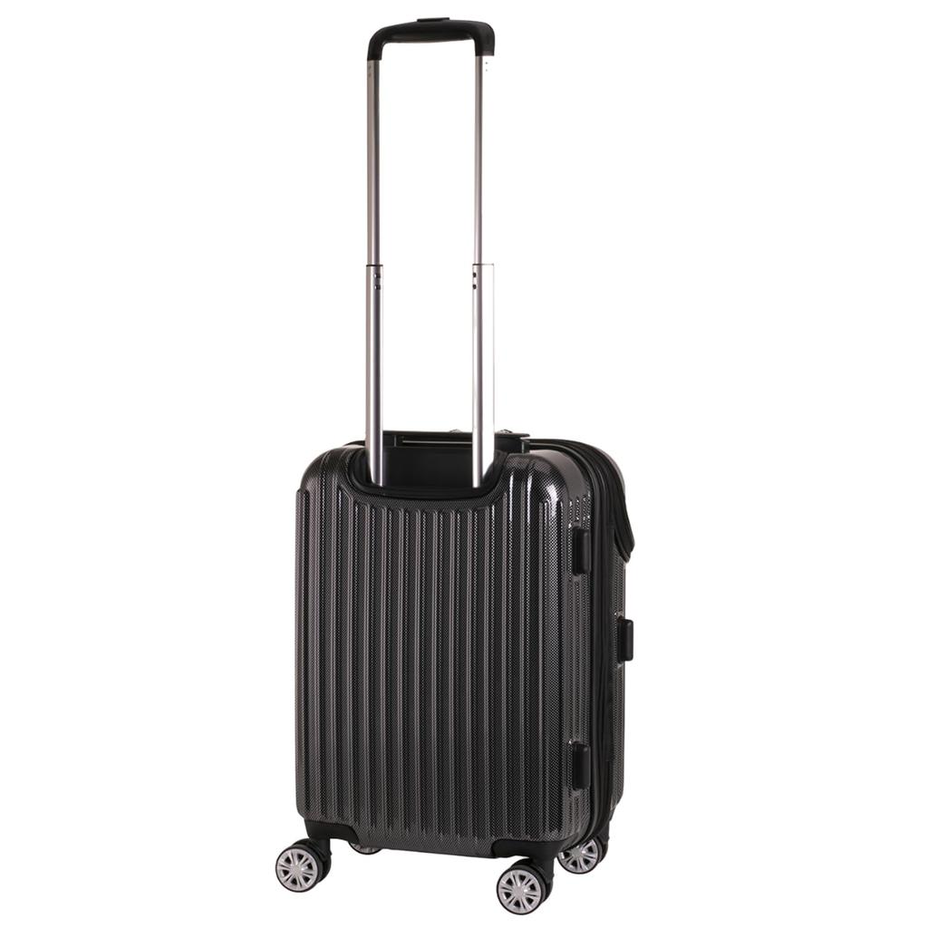 Чемодан для переноски, черный ободок, размер S, удлинение, жесткая сумка для переноски, застежка-молния [HEM] 39-50600 TR-024-01