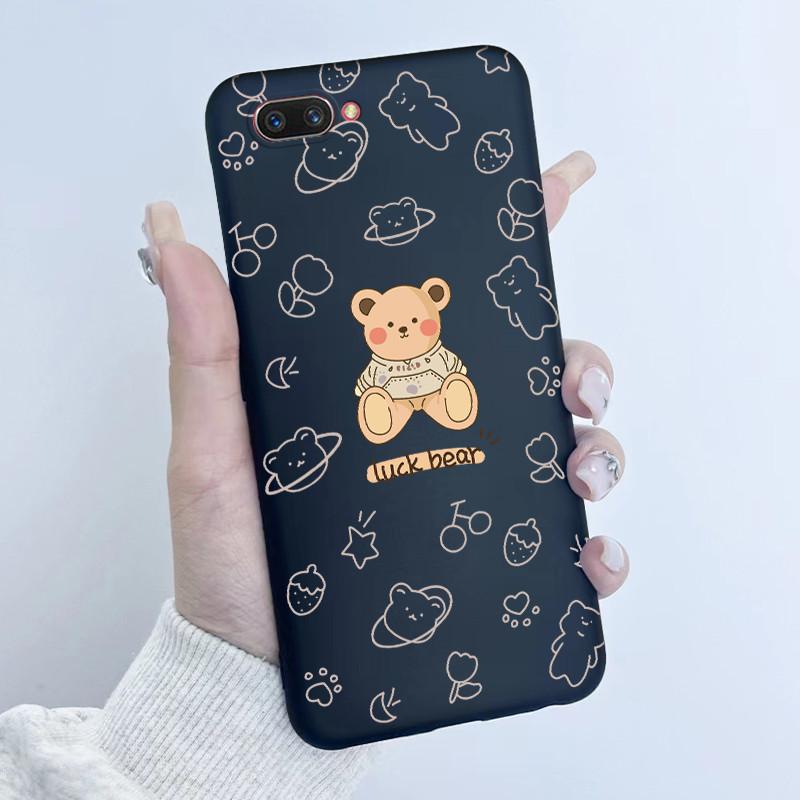 For OPPO A3S Phone Case OPPOA3S Butterfly Flower Girls Design Soft Silicone TPU Back Housing for OPPO A12E A5 AX5 A 3S Covers