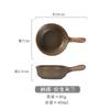 1PC Gravy Boat Ceramic Seasoning Dish Japanese Coarse Pottery with Handle Dipping Dish Soy Sauce Vinegar Dish Chili Mustard Dish