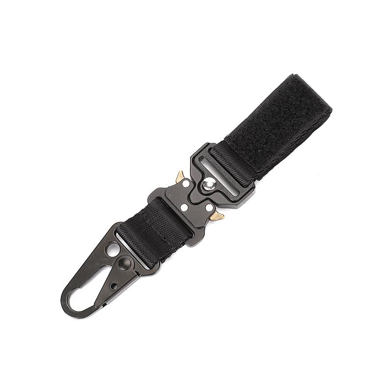 GINA EDC Gear Quick Release Keychain Clip Tactical Multifunction Belt Carabiners Hook Strap Clip for Camping Hiking Key