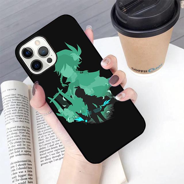 Чехол для телефона Genshin Impact Венти Для Apple iPhone 17 Air Pro Max Plus Чехол для iPhone 17 Air 14 15 16 13 12 Max