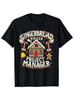 Men'S Christmas Gingerbread House Project Manager Graphic T-Shirt - Crew Neck, v
