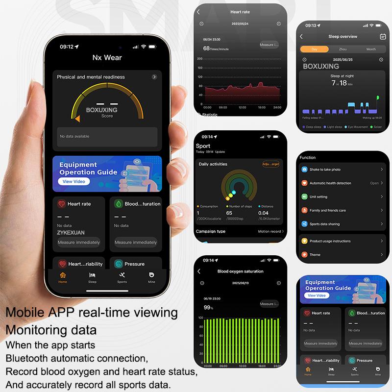 New Smart Bracelet Men Fitness Tracker IPX8 Waterproof Heart Rate Sleep Monitor Outdoors Sports Smartwatch Band For Android IOS