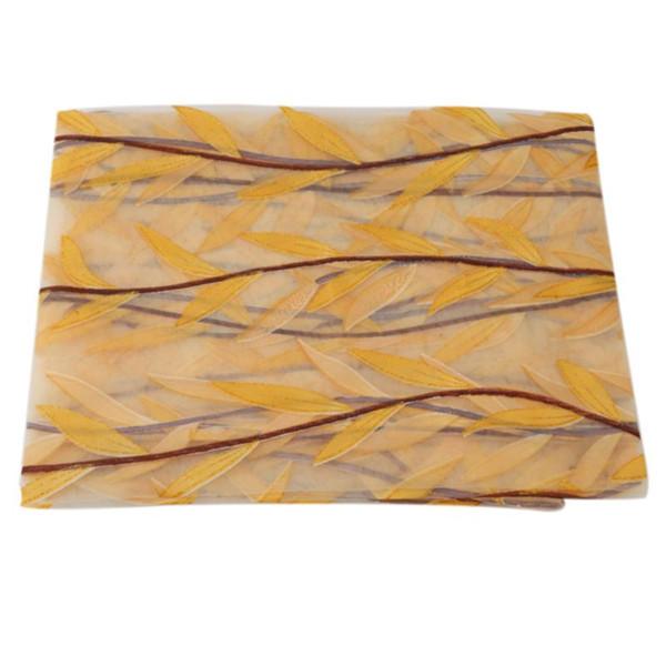 Красивая милая ива, оконная пряжа, занавески для украшения дома, тюль, прозрачная занавеска с принтом листьев