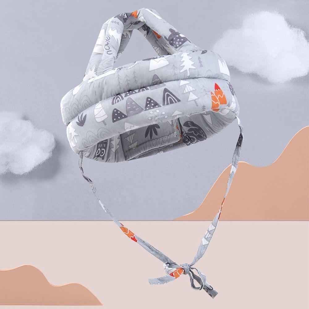 Comfortable Adjustable Baby Protection Hat Soft Safety Anti-collision Hat Cartoon Anti-fall Anti-fall Pad Toddler