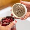 Многофункциональная силиконовая крышка-фильтр для банок Консервирование, Процеживание, Переливание Подходит для банок Mason с широким горлышком Кухонный гаджет CDN