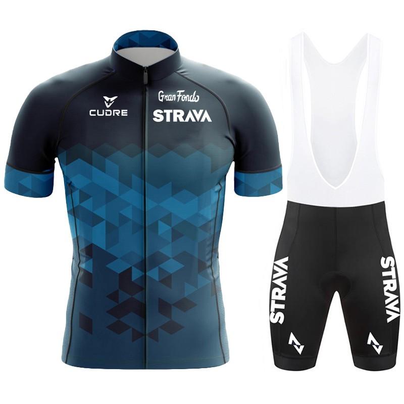 Mens Cycling Jersey Set Short Sleeve Breathable Performance Wear Road Racing