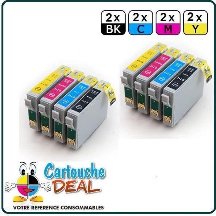 X8 Epson Stylus SX400 SX405 SX410 SX415 SX510W Совместимый картридж-дженерик