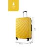 Wx-300 Printed Yellow Large Size Suitcase