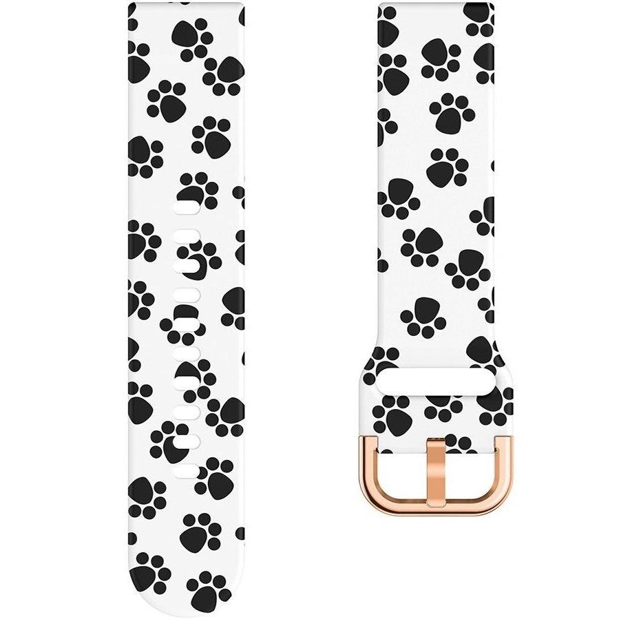 Universal Silicone Strap 22mm, Peacock