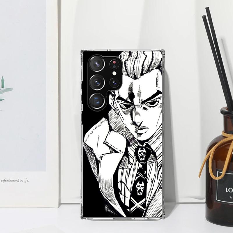 Чехол для телефона JoJo Кира Йошикаге Killer Queen для Samsung Galaxy S26 S25 Edge S24 FE S23 S22 Ultra S21 Plus S20 + Арт Fundas Задняя панель