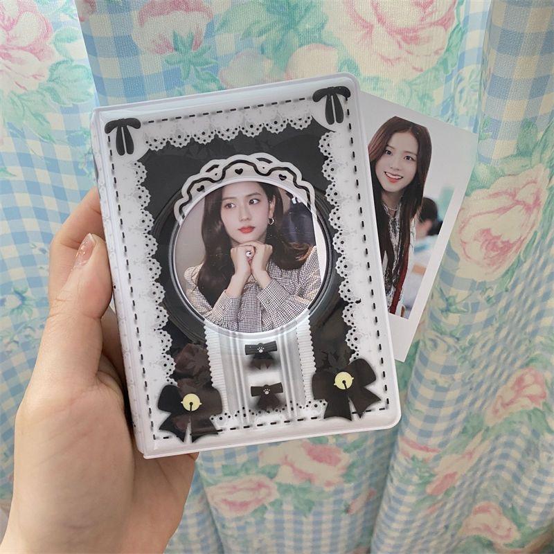 Creative Design Rainbow Mini Photo Album with 20 Pages Storage Sweet 3 Inch Kpop Photocard Album for Couple Friends Gift 2025