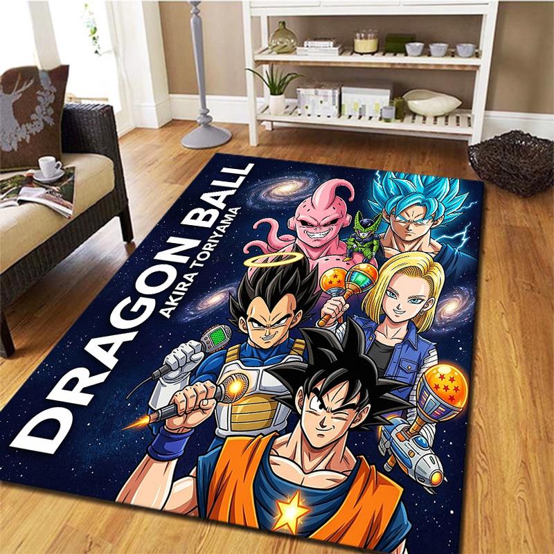 Ковер Dragon Ball Heroes для гостиной, спальни, дома, украшение для дивана, нескользящий коврик для игр детей