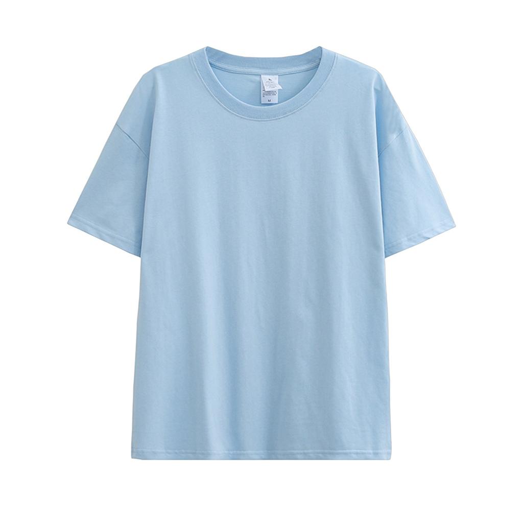 Ladies T-shirt Casual Loose Printed Round Neck Pullover Short Sleeve T-shirt Top