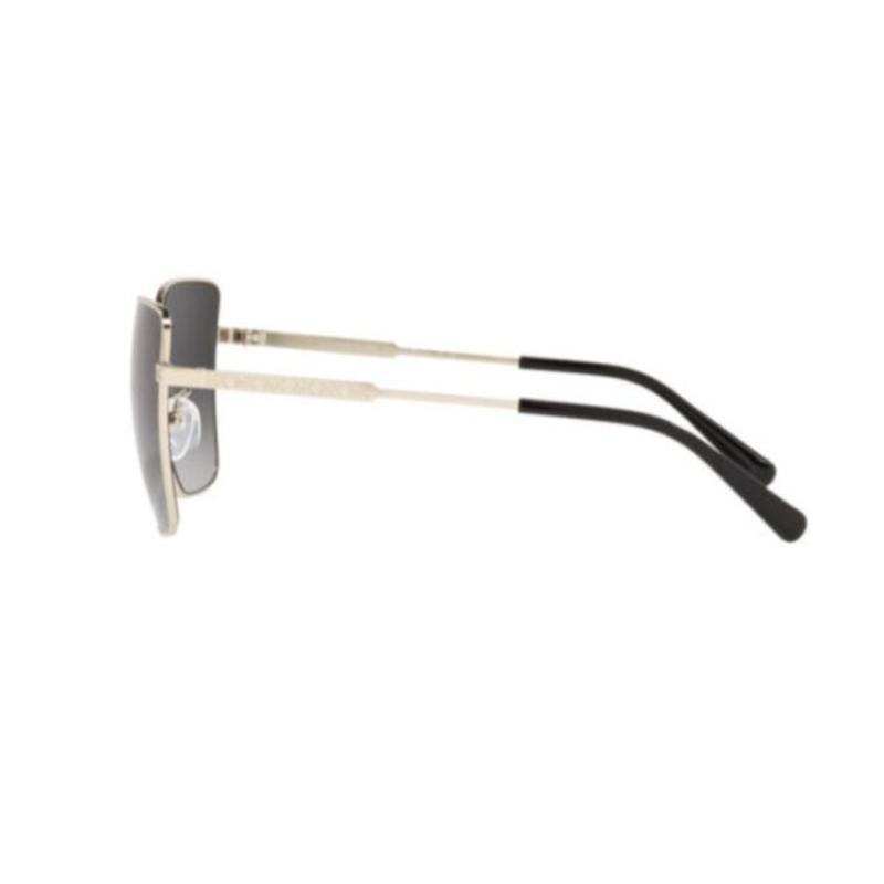 MICHAEL KORS Temple Logo Design Metal Irregular Shape Sunglasses Women's Gold