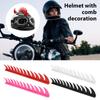 Motorcycle Helmets Decorations Spikes Helmets Sticker Decoration Motorcycle Decorative Sticker For Motorcycle Helmets Decorative