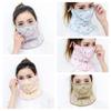 Outdoor Face Gini Sunscreen Face Veil Anti-UV Driving Face Shield Veil  Summer