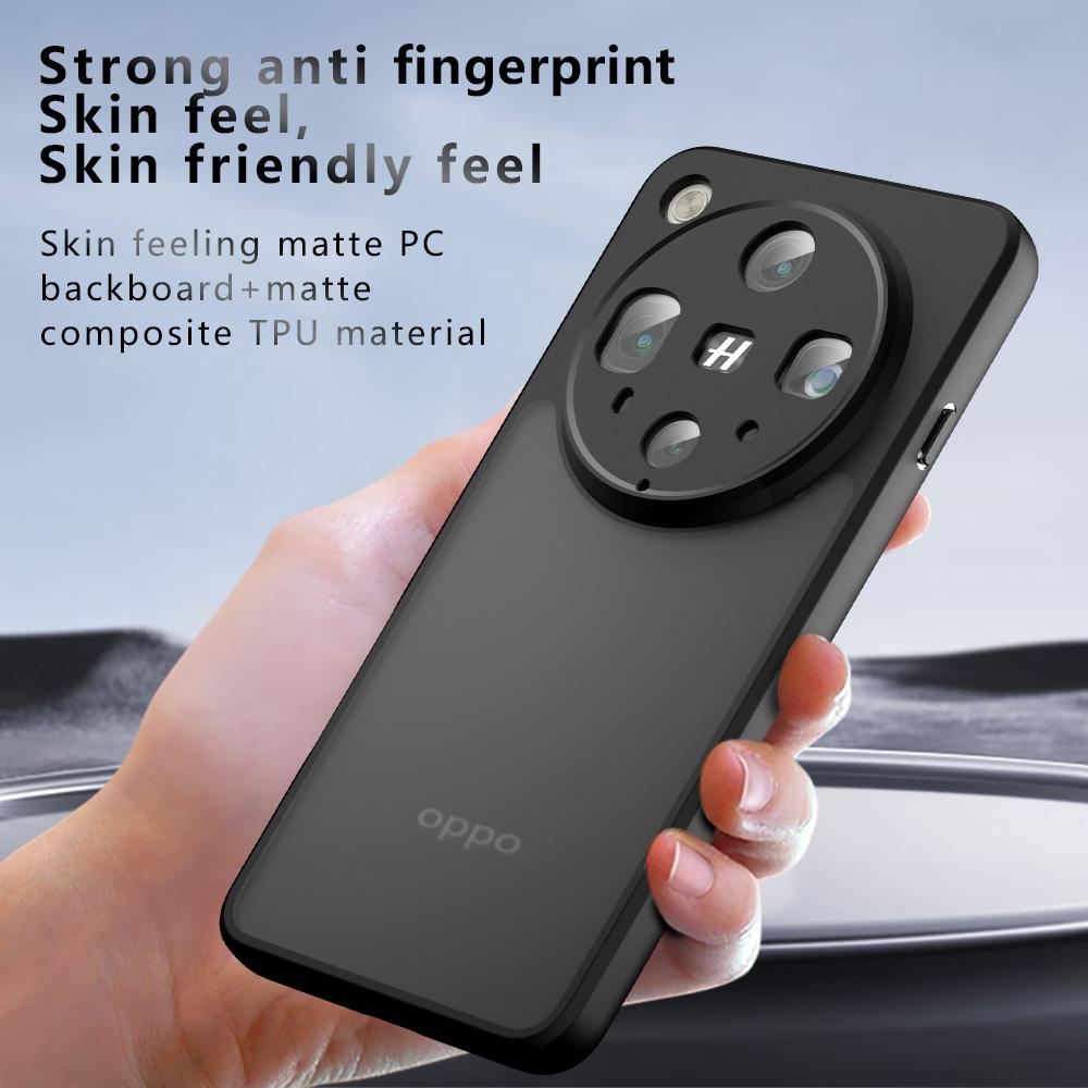 Для Oppo Find X8 Ultra 5G Чехол Противоударный ТПУ+ПК Матовая Задняя Крышка Телефона