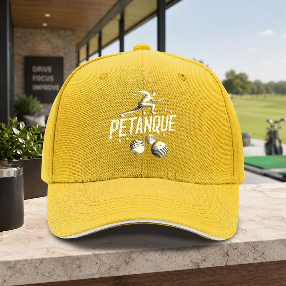 FrenchStyle Petanque Baseball Cap Adjustable Duckbill Hat for Unisex Women