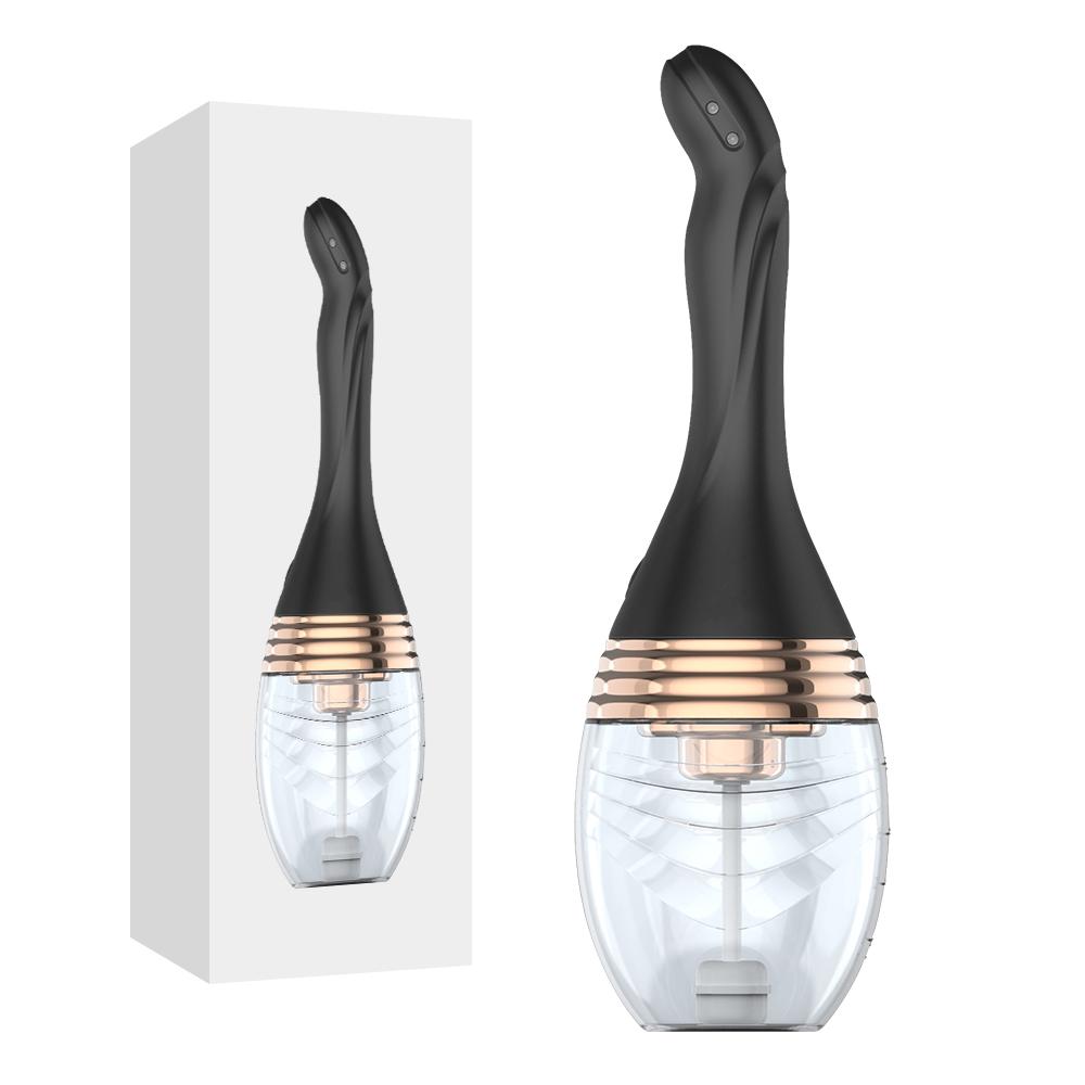 Электрический силиконовый анальный очиститель клизма контейнер для очистки вагинальная спринцовка очиститель клизма груша шприц здоровье гигиена секс женщина мужчина