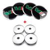 56/60mm Car Styling Wheel Center Hub Cap Sticker Car Decoration Decal For Skoda Octavia Fabia Superb Kodiaq VRS VII Scala Karoq