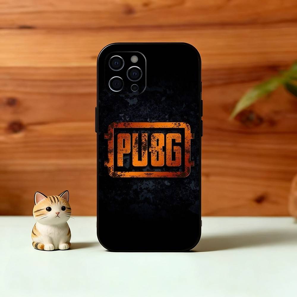 Чехол для телефона P-U-B-G Силиконовый Мягкий Для IPhone 17 16 15 14 13 12 11 X XR Plus Pro Max Plus